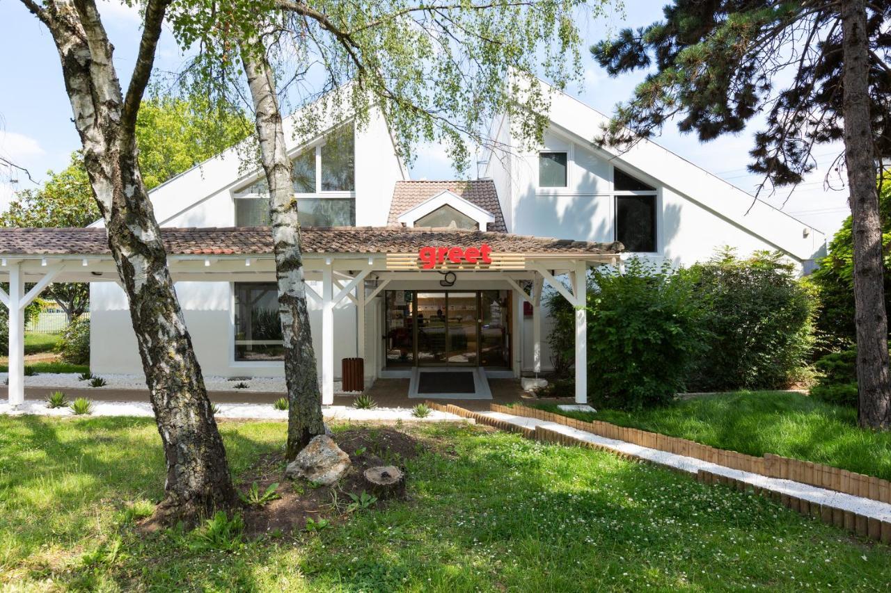 Greet Hotel Villeneuve La Garenne - Renove Eksteriør bilde